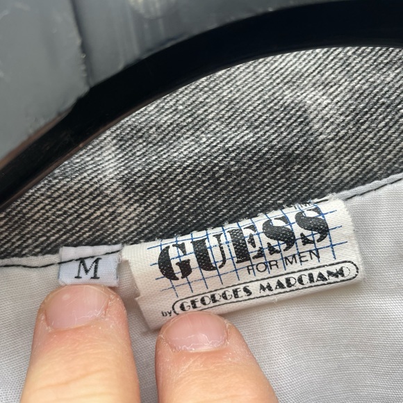 Vintage Guess Marciano Back To The Future Guess Denim Jean Jacket Medium 1986 - Picture 6 of 6